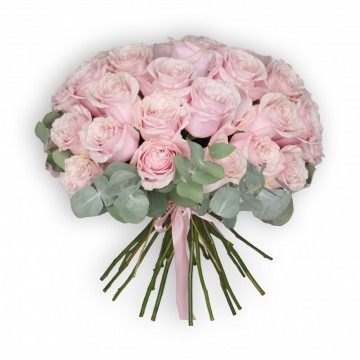 Poza Buchet de lux trandafiri roz