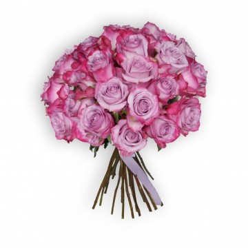 Poza Buchet de lux cu trandafiri violet
