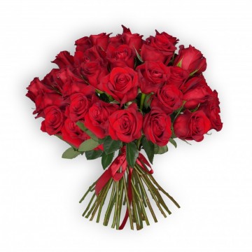 Poza Buchet din 25 trandafiri rosii