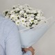 Buchet xxl de crizanteme albe